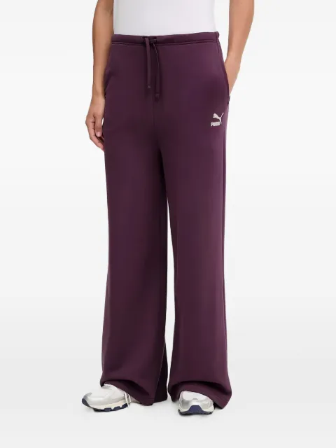 PUMA bukser med brede ben og snoretræk