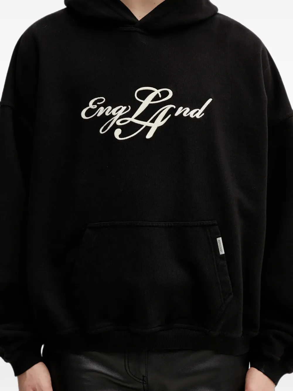 Represent EngLAnd print-detail hoodie Zwart
