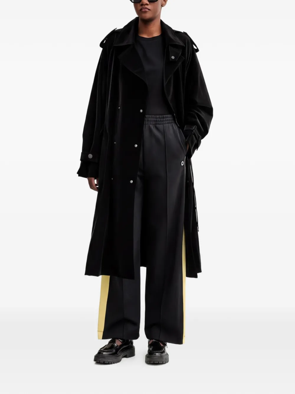 Rains Cappotto con cintura - Nero