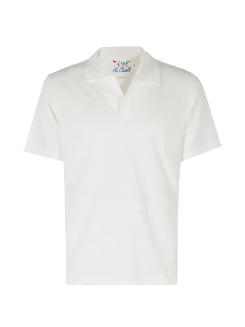 MC2 Saint Barth Fraser V-neck collared T-shirt