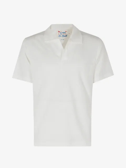 MC2 Saint Barth Fraser V-neck collared T-shirt