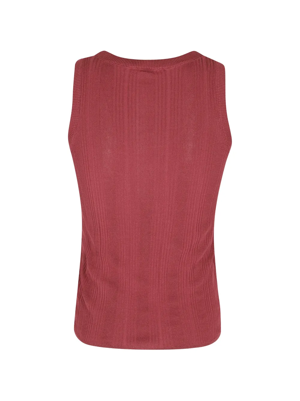  Weekend Max Mara Ribbed Vest Top - Red 