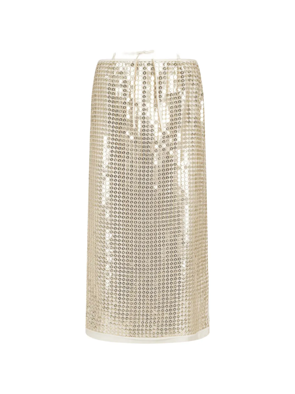 Isabelle Blanche sequined skirt - Oro