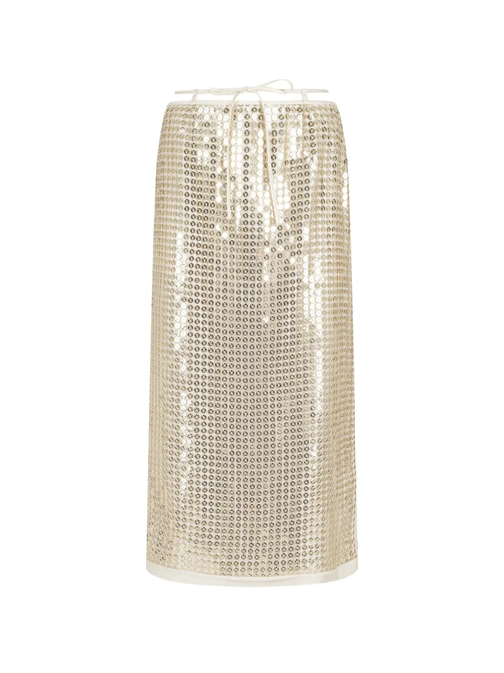 Isabelle Blanche sequined skirt - Oro
