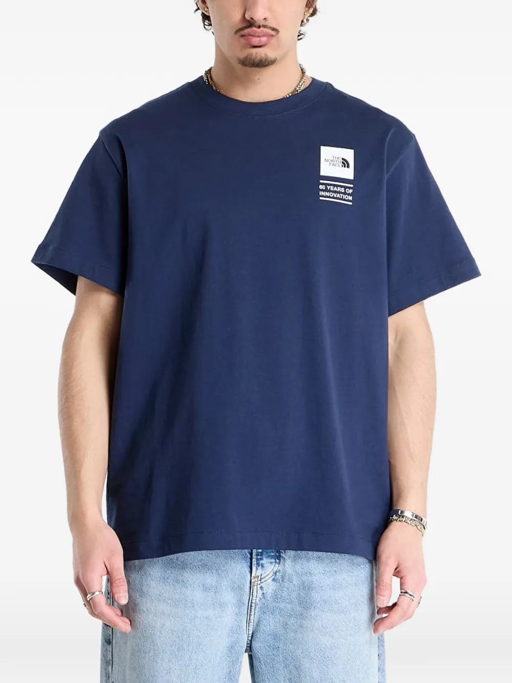 The North Face T-shirt con stampa - Blu