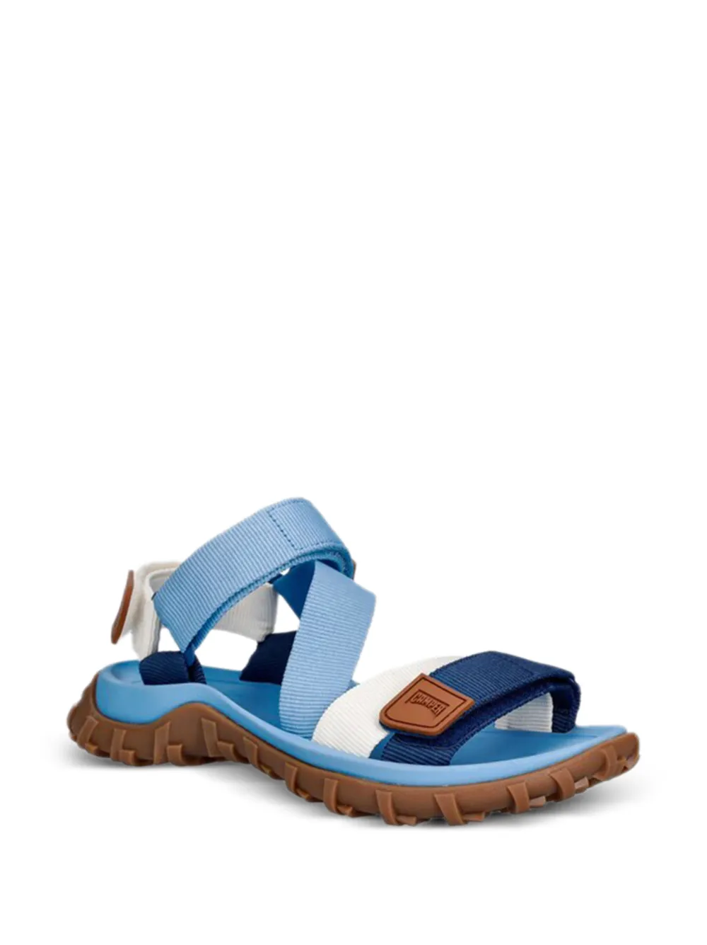 Camper strap platform sandals Blauw