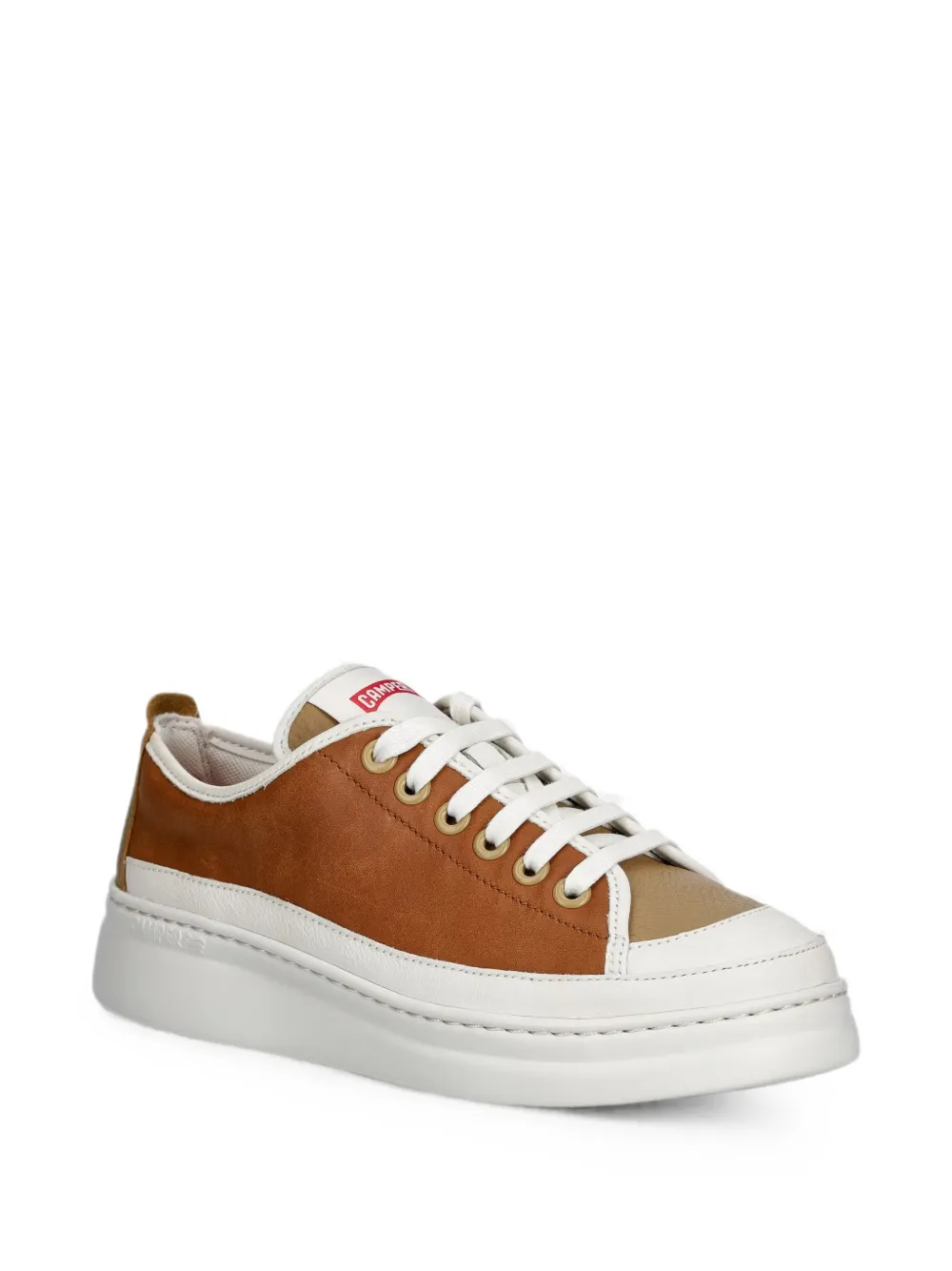 Camper Tyres sneakers met plateauzool Bruin