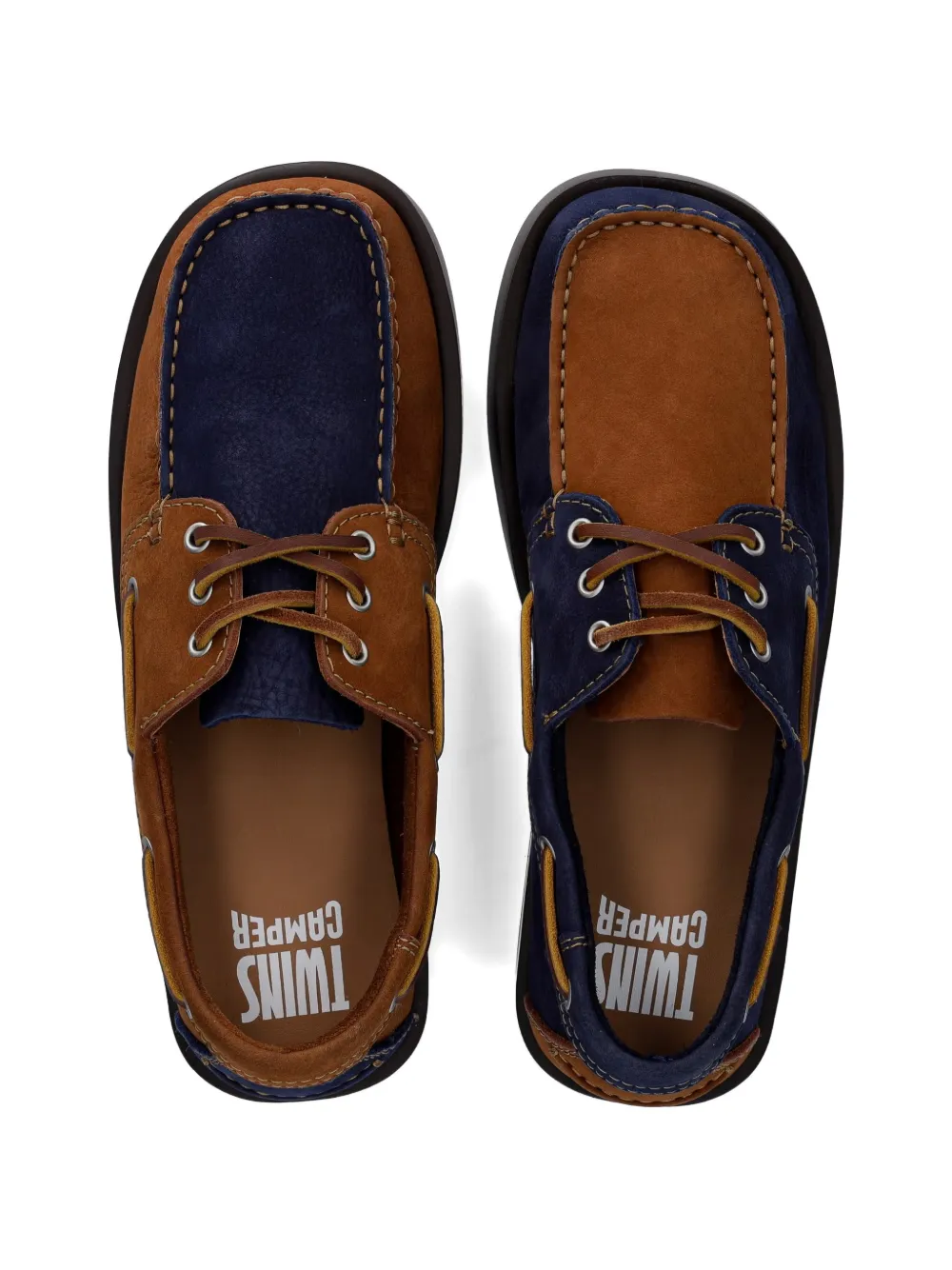 Camper Twins boat shoes Blauw