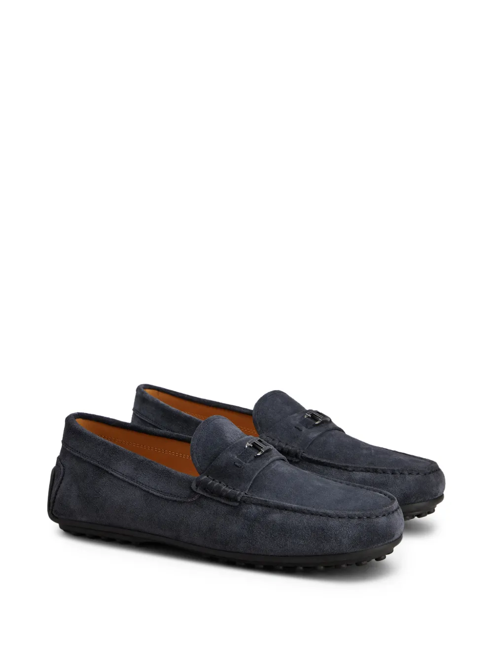 Tod's City Gommino loafers in suede Blauw