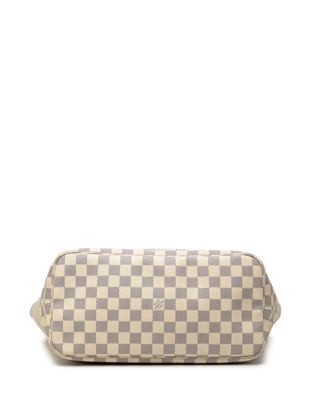 2012 Damier Azur Neverfull Mm Tote Bag
