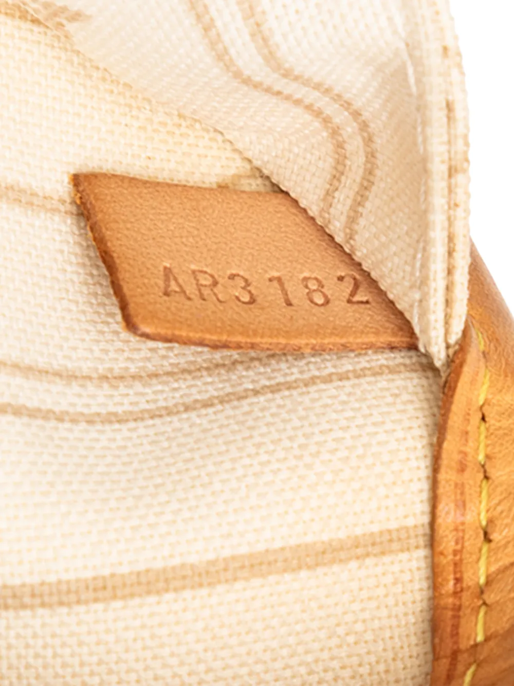 2012 Damier Azur Neverfull Mm Tote Bag