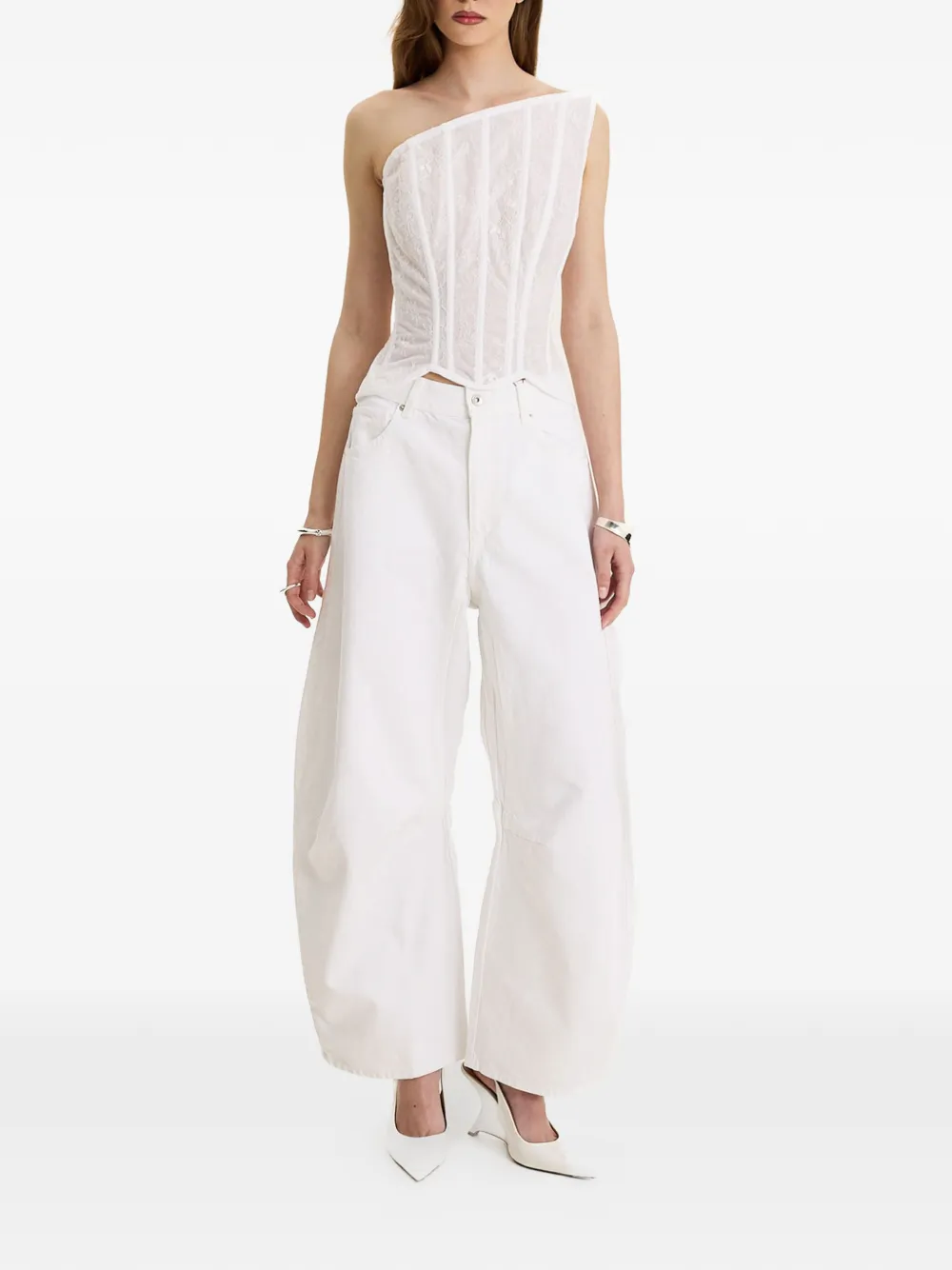  Moos Studio Top Blanc Structure - Bianco 