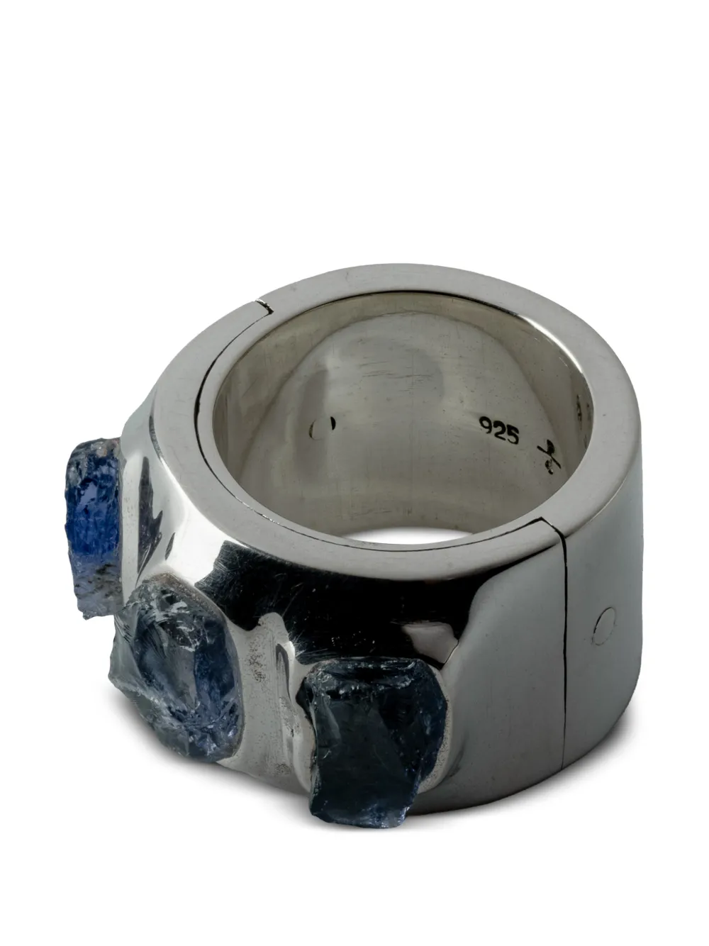 Sistema Terrestrial Surfaced Tanzanites Ring