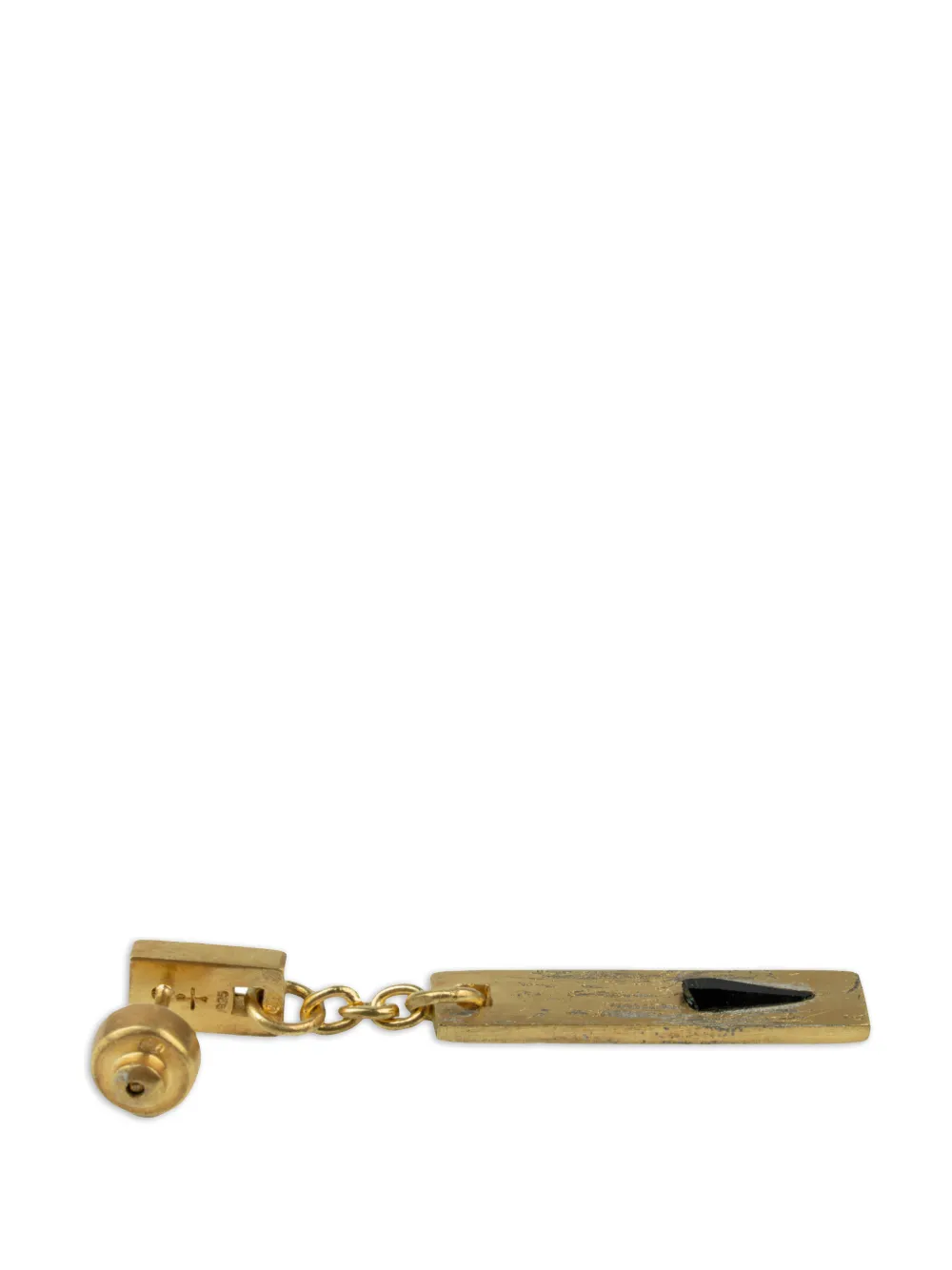 Parts of Four plate dangle earring - Oro