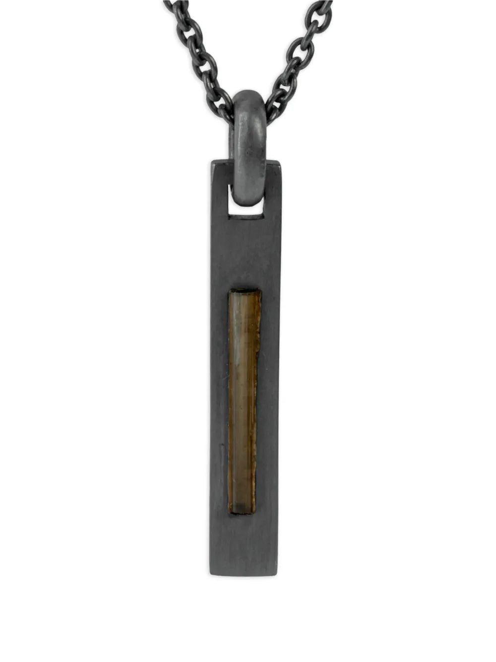 Oxidised Plate Necklace