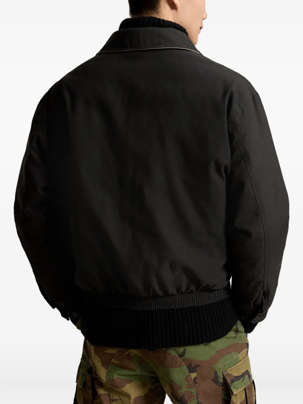 Polo Ralph Lauren Shirtjack met geborduurd logo Zwart