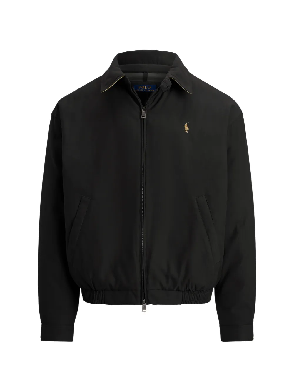 Polo Ralph Lauren Giacca-camicia con logo ricamato - Nero