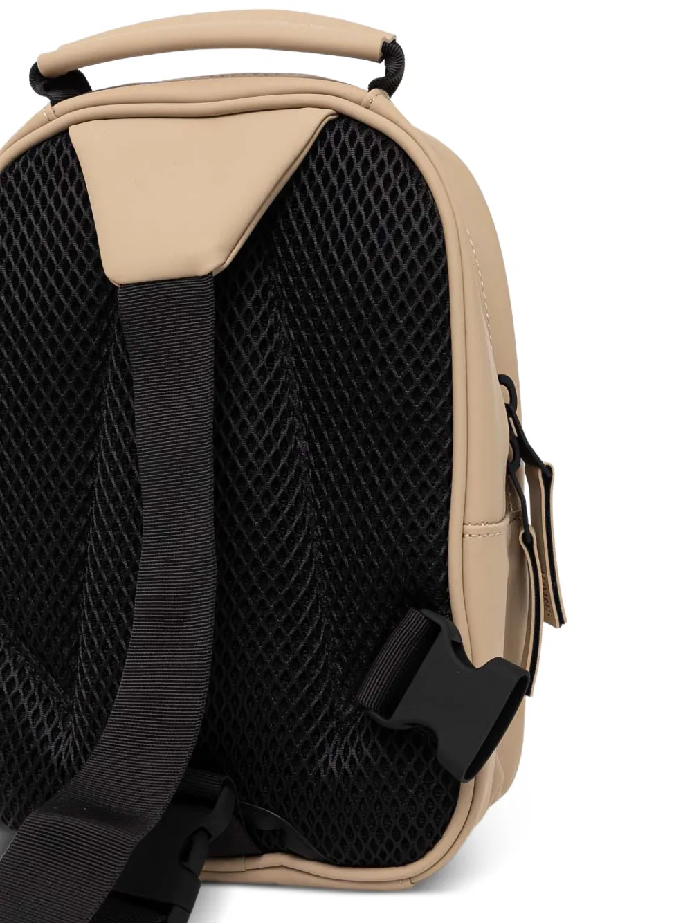 Rains Rugzak met rits en handvat Beige