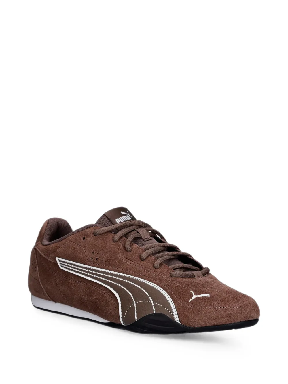 PUMA Catch sneakers met streepdetail Bruin