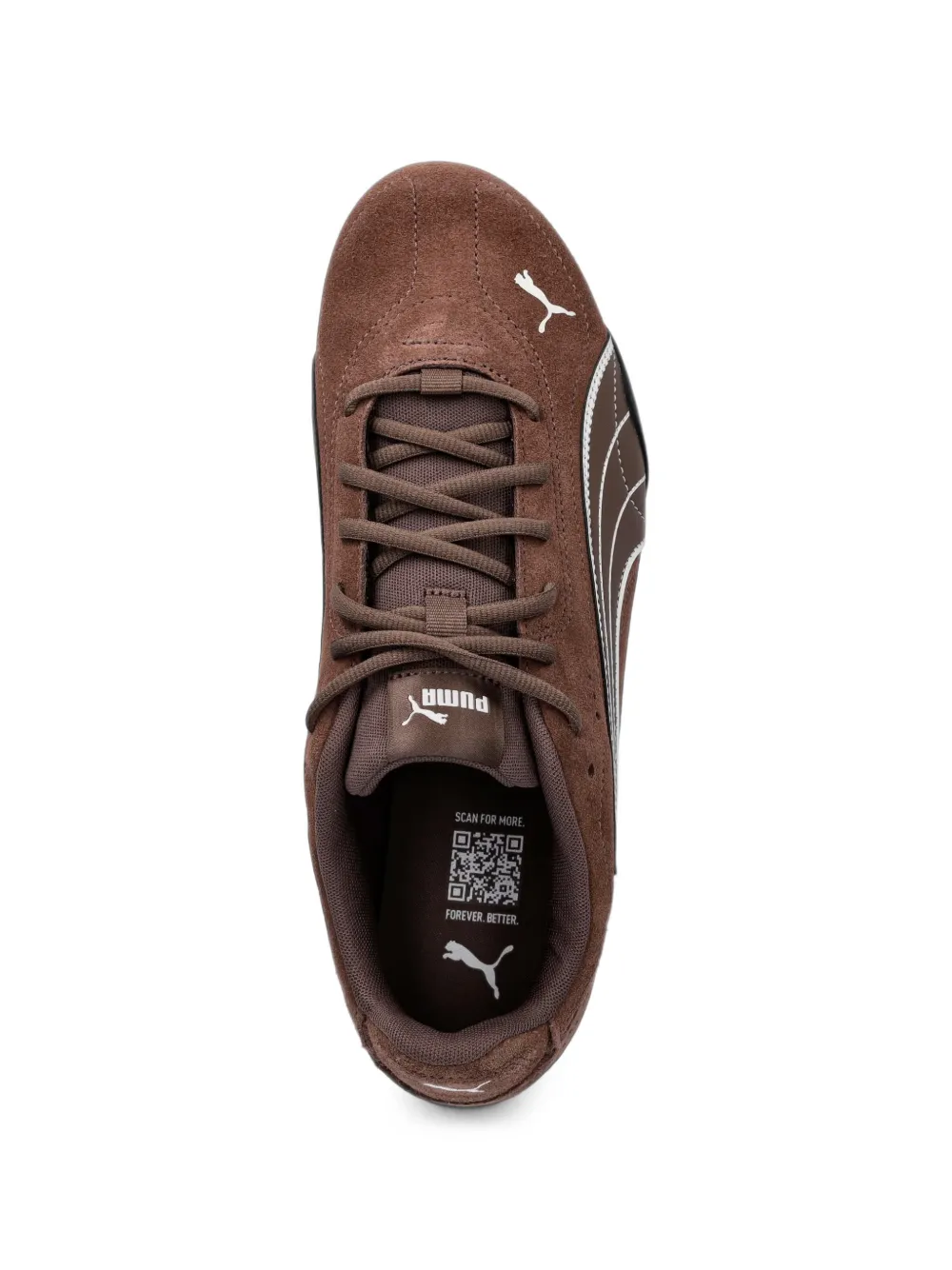 PUMA Catch sneakers met streepdetail Bruin