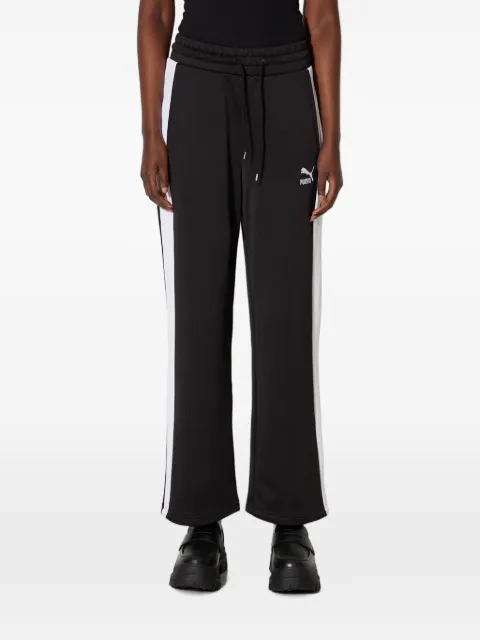 PUMA Iconic T7 logo-embroidered side-stripe track pants