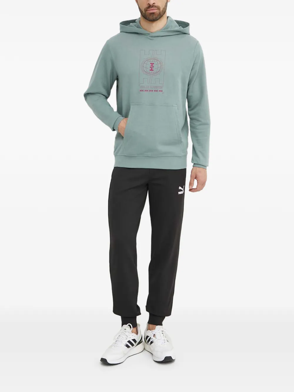 PUMA T7 trainingsbroek met trekkoord en geborduurd logo Zwart