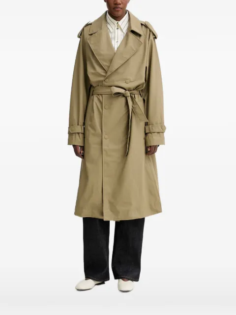 Rains double-breasted belted trench coat