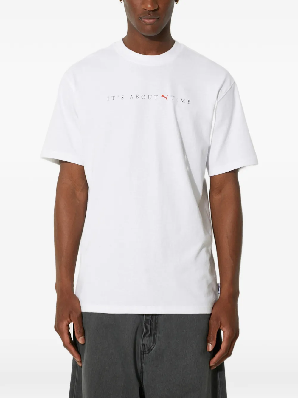 PUMA Select Essentials logo-detail T-shirt - Bianco