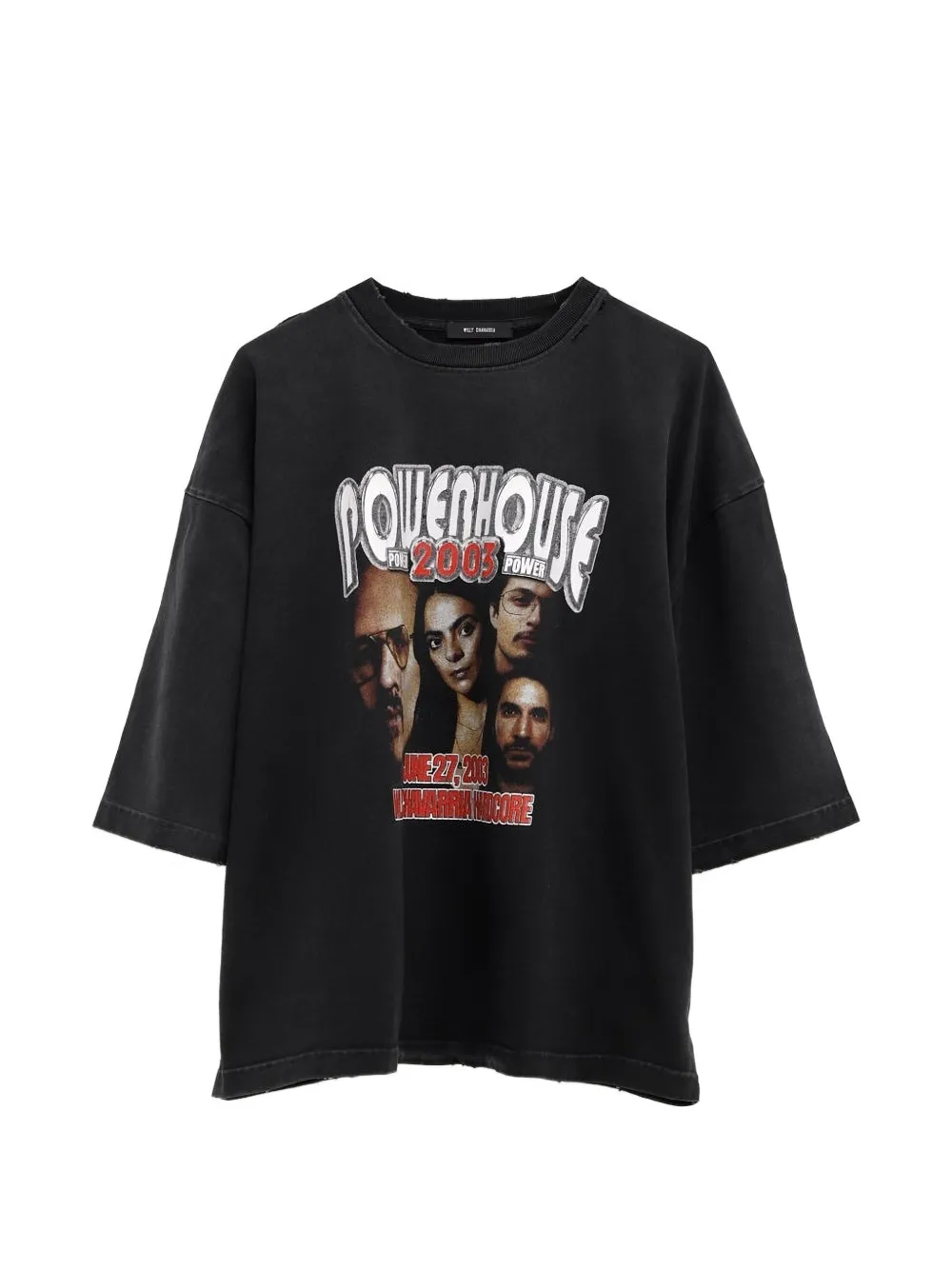 Willy Chavarria Powerhouse Northsider T-shirt - Nero