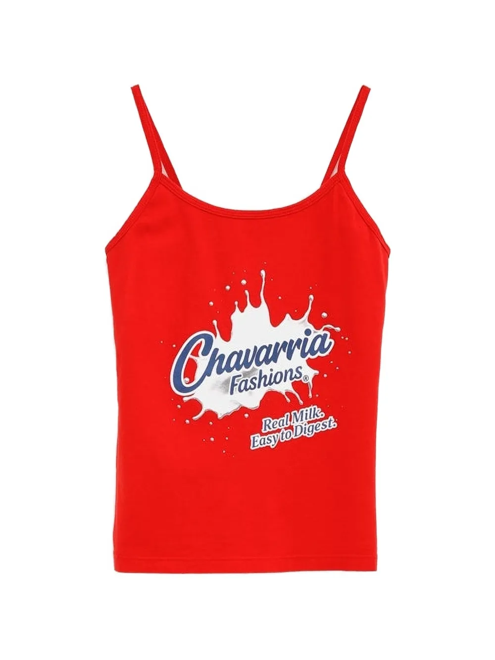 Willy Chavarria graphic-print tank top - Rosso