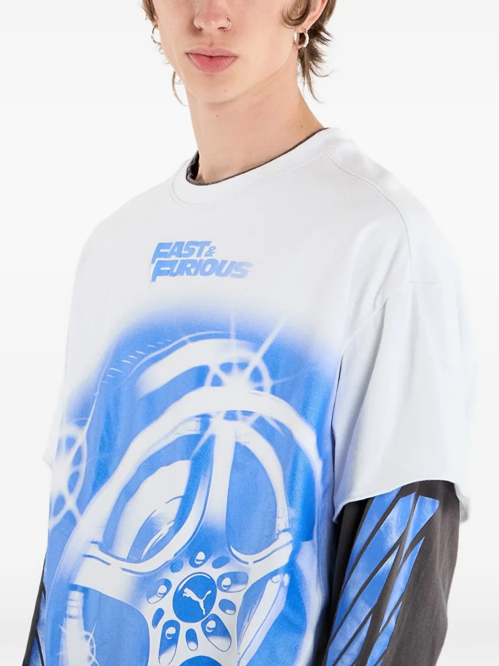 PUMA x FAST & FURIOUS T-shirt Wit