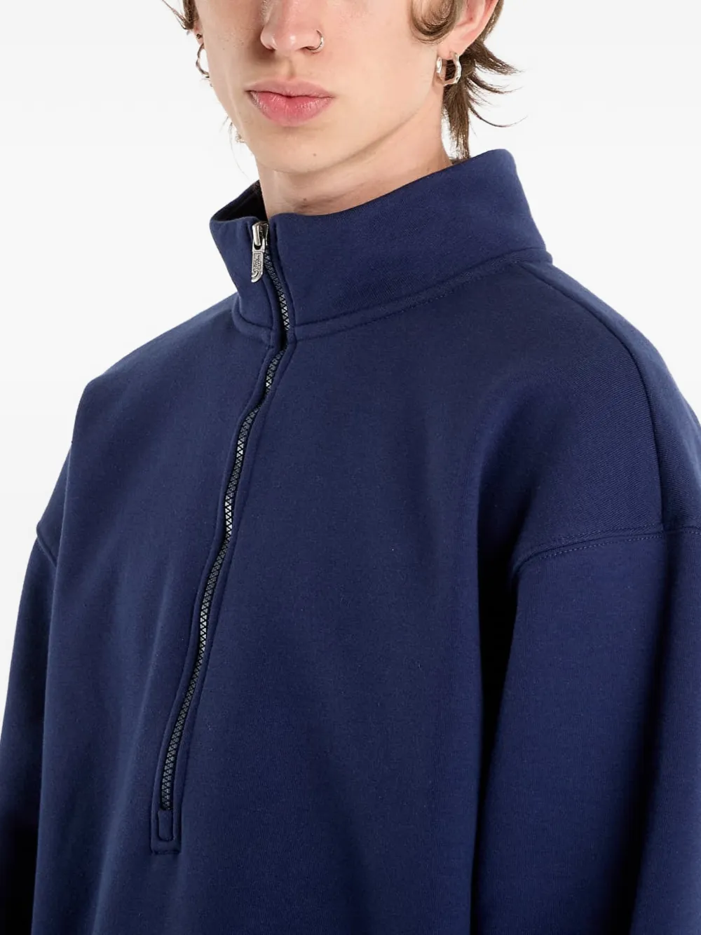 The North Face Fleece trui met halve rits Blauw