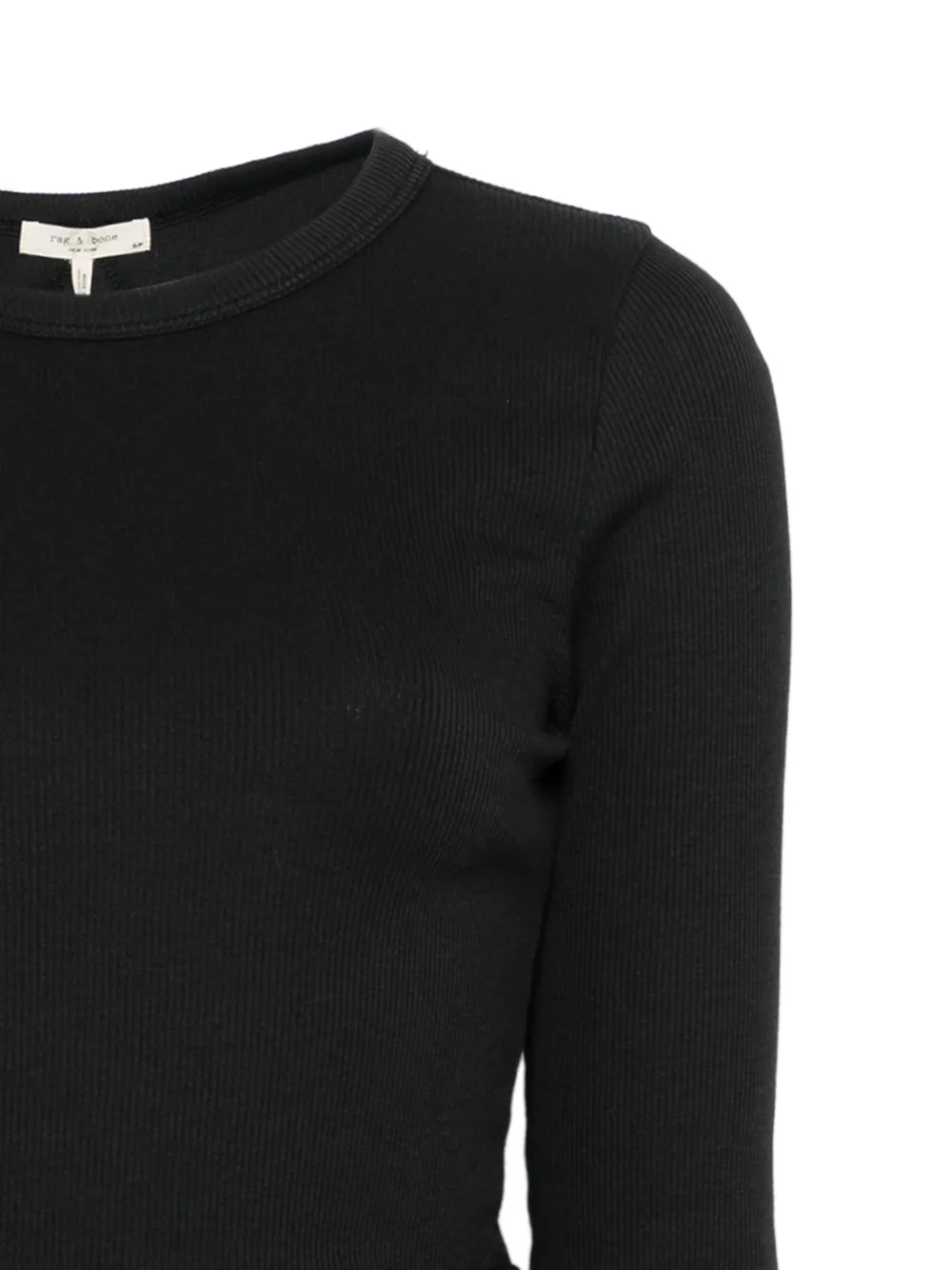  Rag & Bone Camiseta Con Cuello Redondo - Negro 