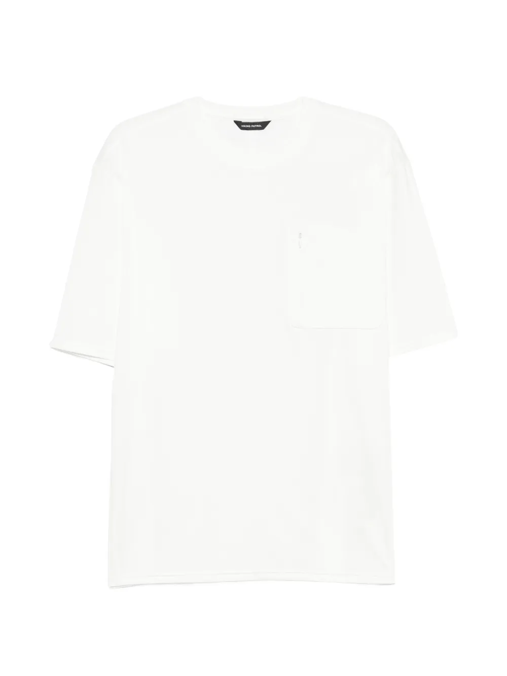 Hiking Patrol zip-pocket T-shirt - Bianco