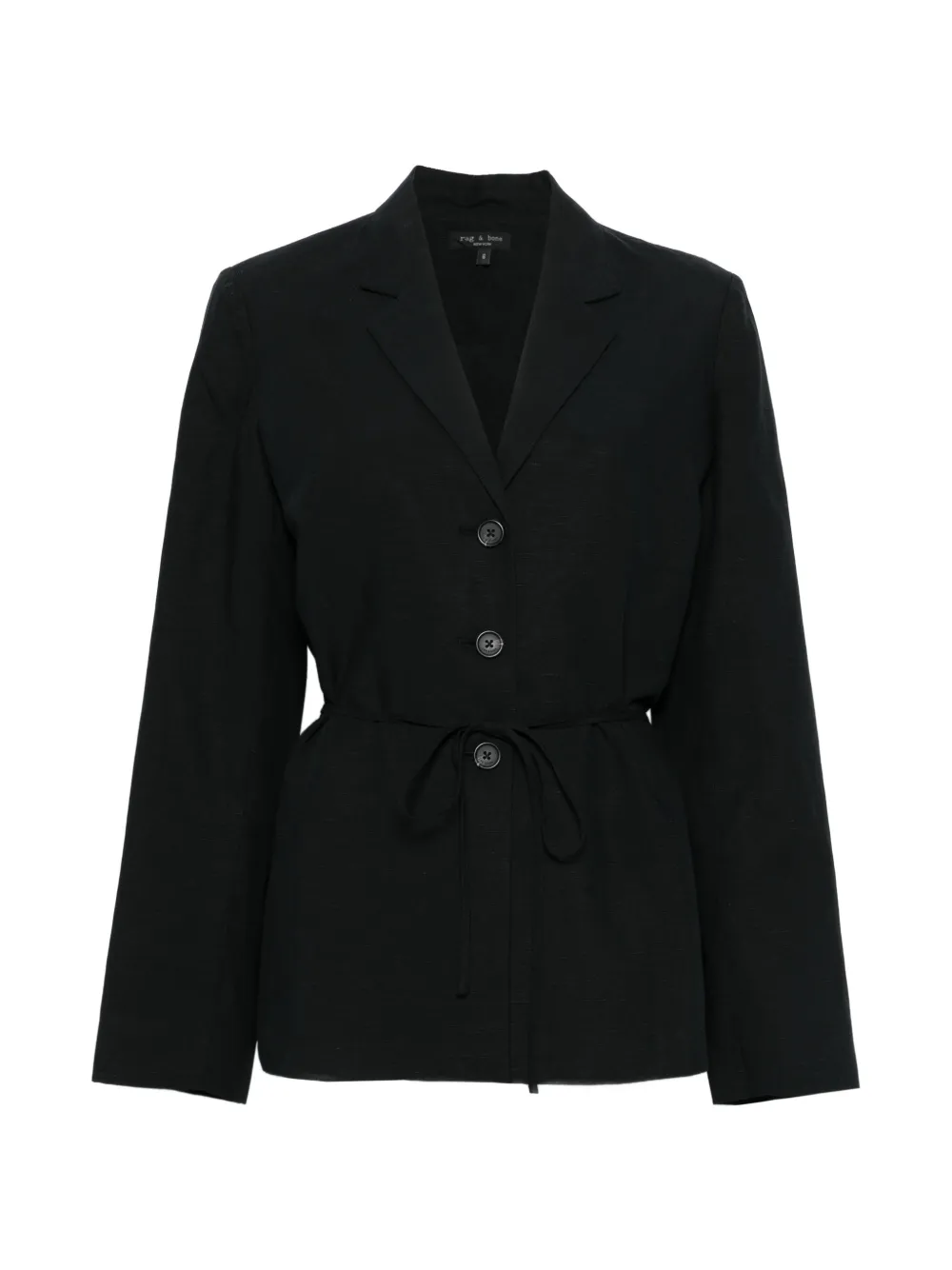 rag & bone Chappell button tie blazer - Schwarz