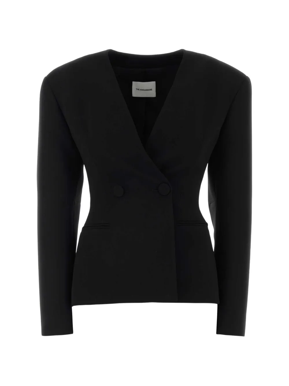 THE ANDAMANE Venusta twill jacket - Nero