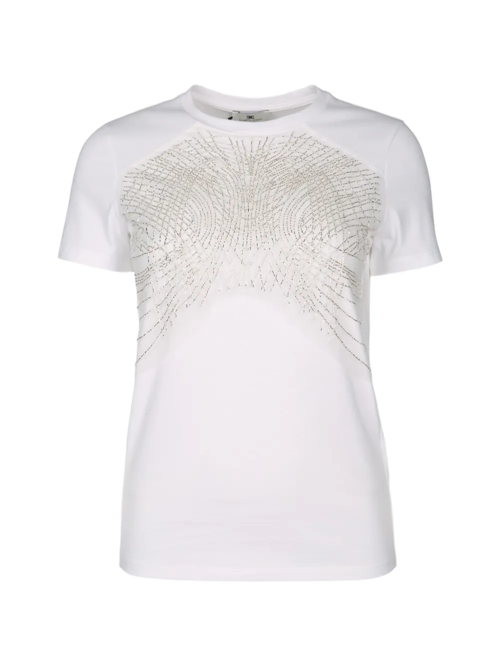 Elisabetta Franchi embellished T-shirt - Bianco