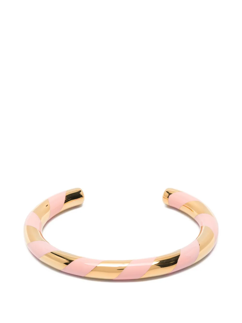 Aurelie Bidermann Positano striped bracelet - Oro