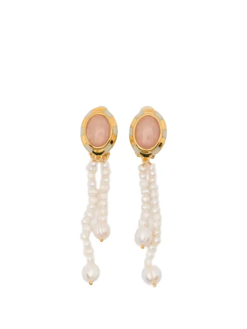 Aurelie Bidermann  Mirasol pearl clip earrings
