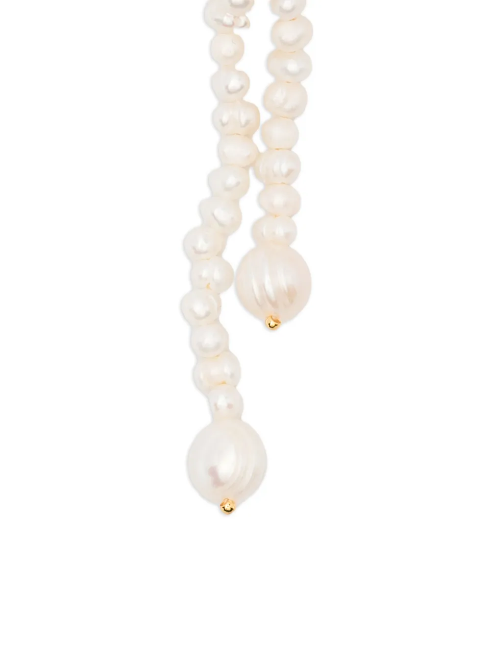  Aurelie Bidermann Mirasol Pearl Clip Earrings - Gold 