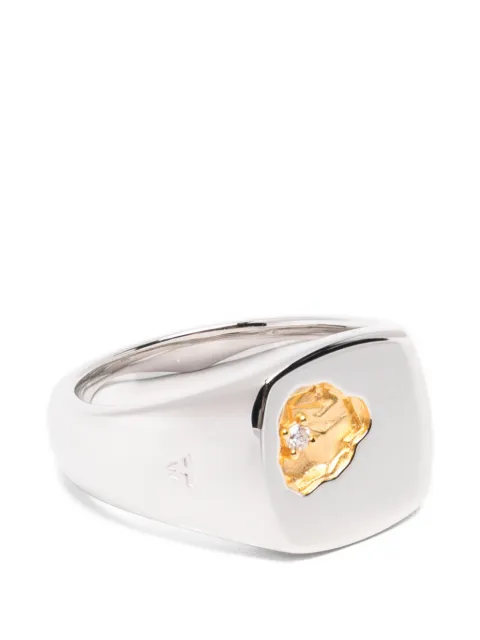 Tom Wood Mined diamond ring