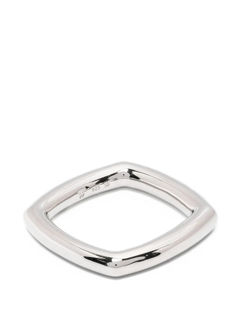 Tom Wood frame ring - Argento