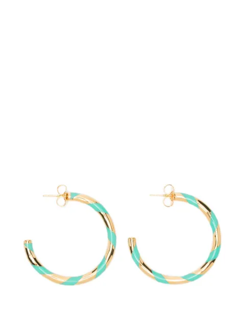 Aurelie Bidermann Positano twisted hoop earrings