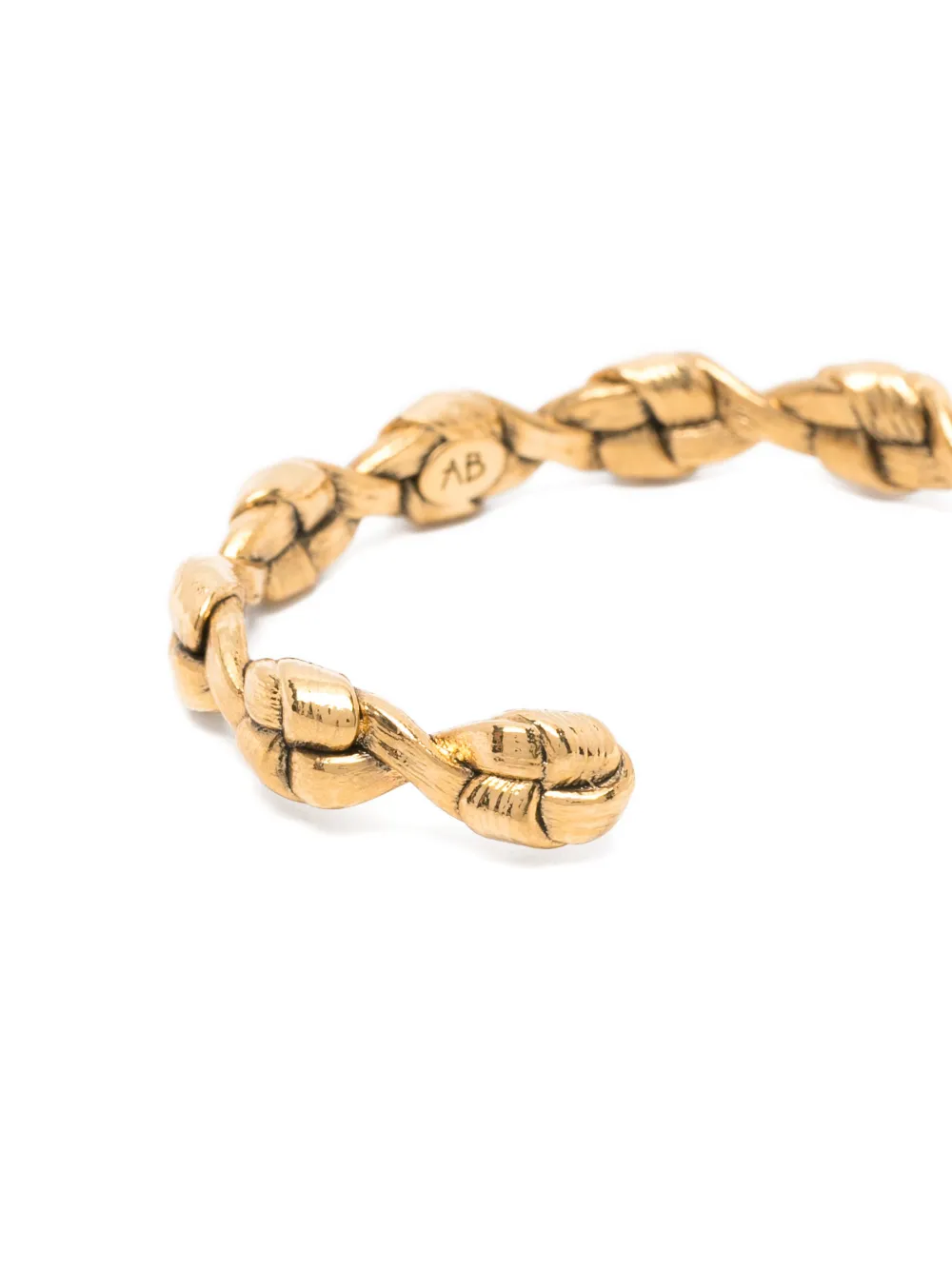  Aurelie Bidermann Maddock Braided Bracelet - Gold 