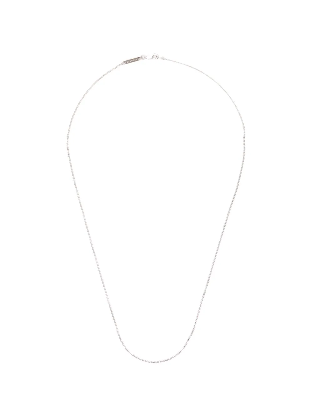 Tom Wood Jil chain necklace - Argento