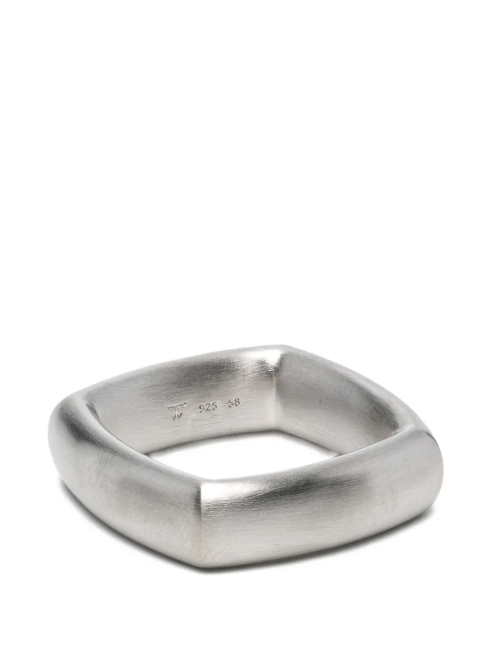 Tom Wood frame ring - Argento