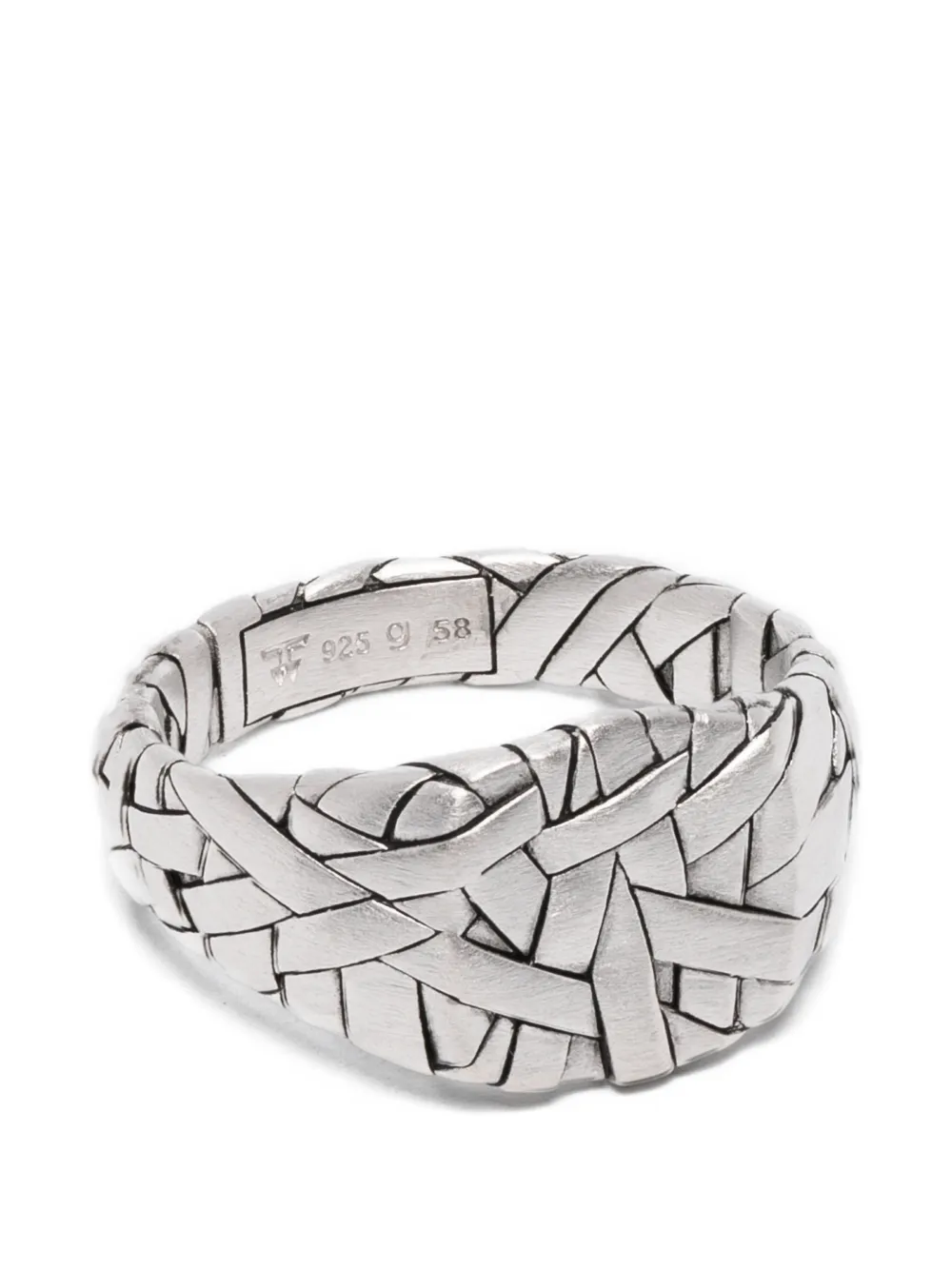 Tom Wood small Quilt ring - Argento