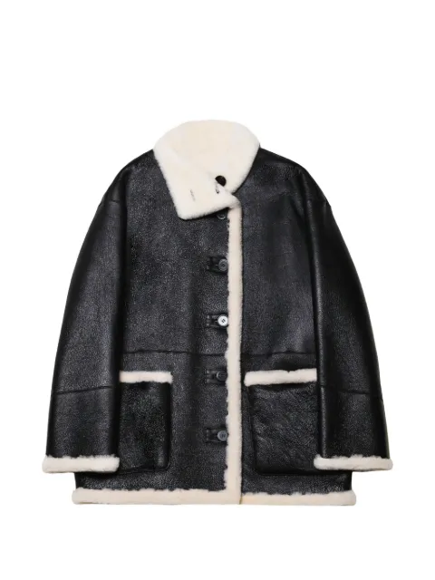 STAND STUDIO Heather reversible leather jacket