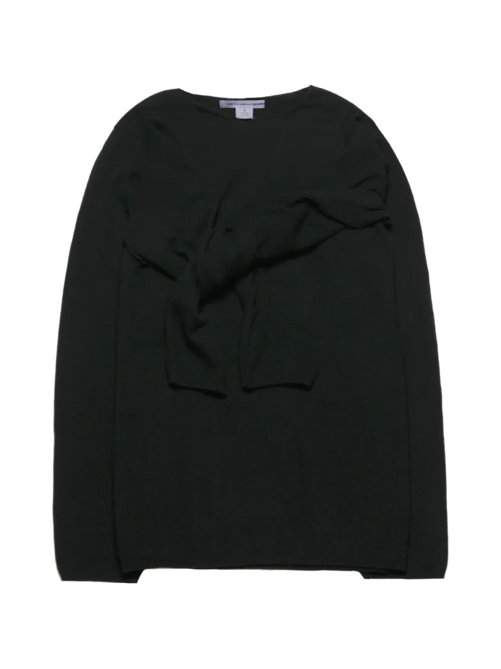 Comme Des Garçons Shirt extra-sleeve crew-necksweater - Nero