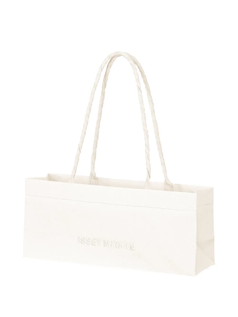 Issey Miyake twisted handle shoulder bag - Bianco